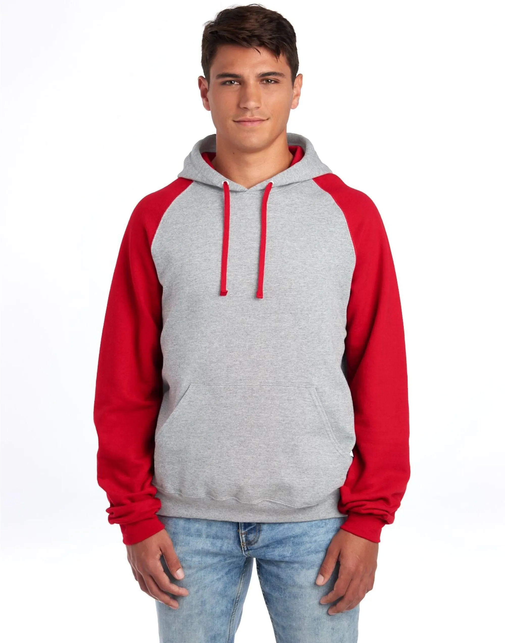 0S96CR0 Jerzees NuBlend® Colour-Block Hood