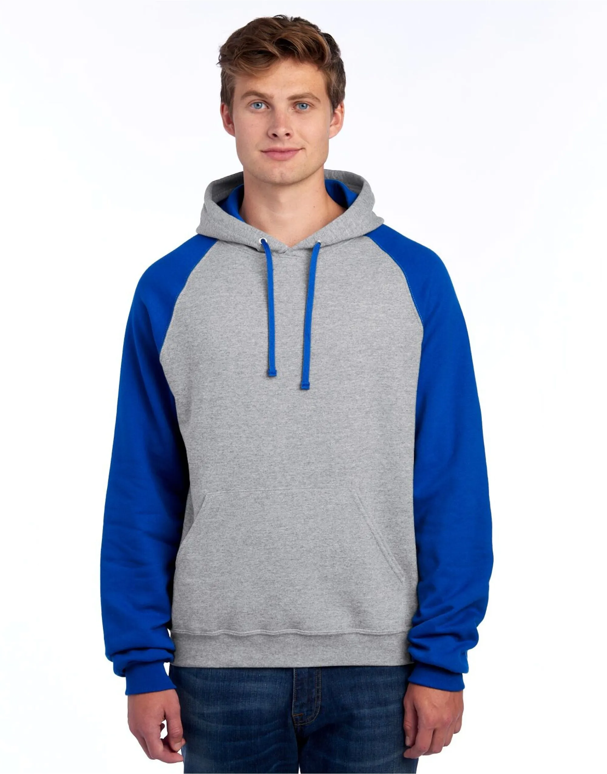 0S96CR0 Jerzees NuBlend® Colour-Block Hood