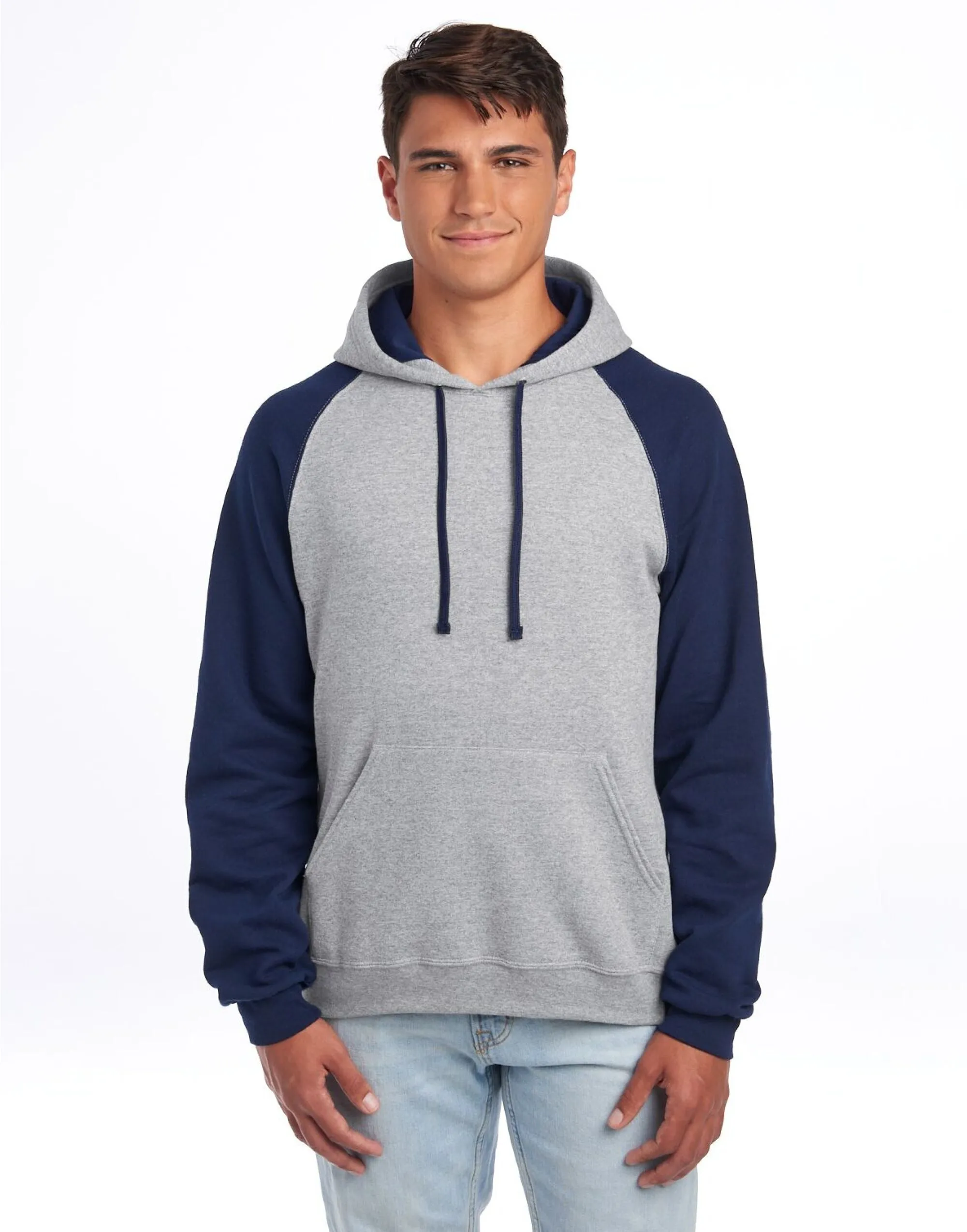 0S96CR0 Jerzees NuBlend® Colour-Block Hood