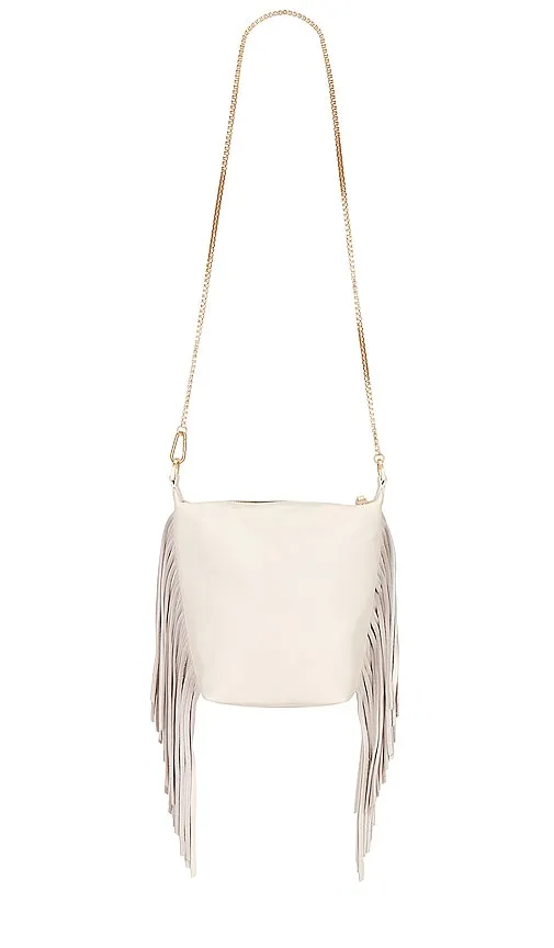 ALLSAINTS Evaline Fringe Crossbody in White