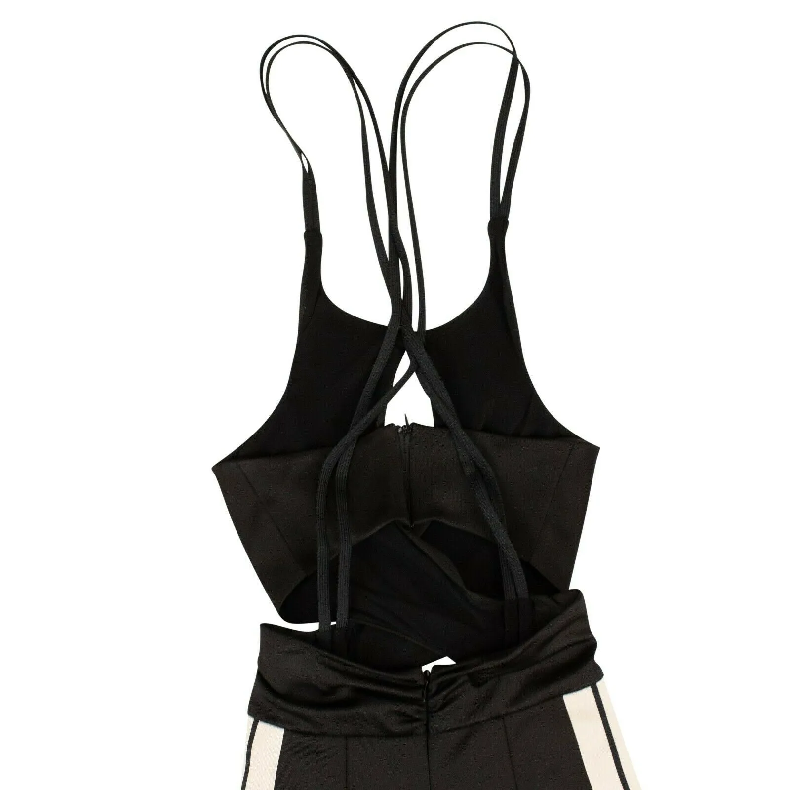 Black Cut Out Halter Neck Jumpsuit