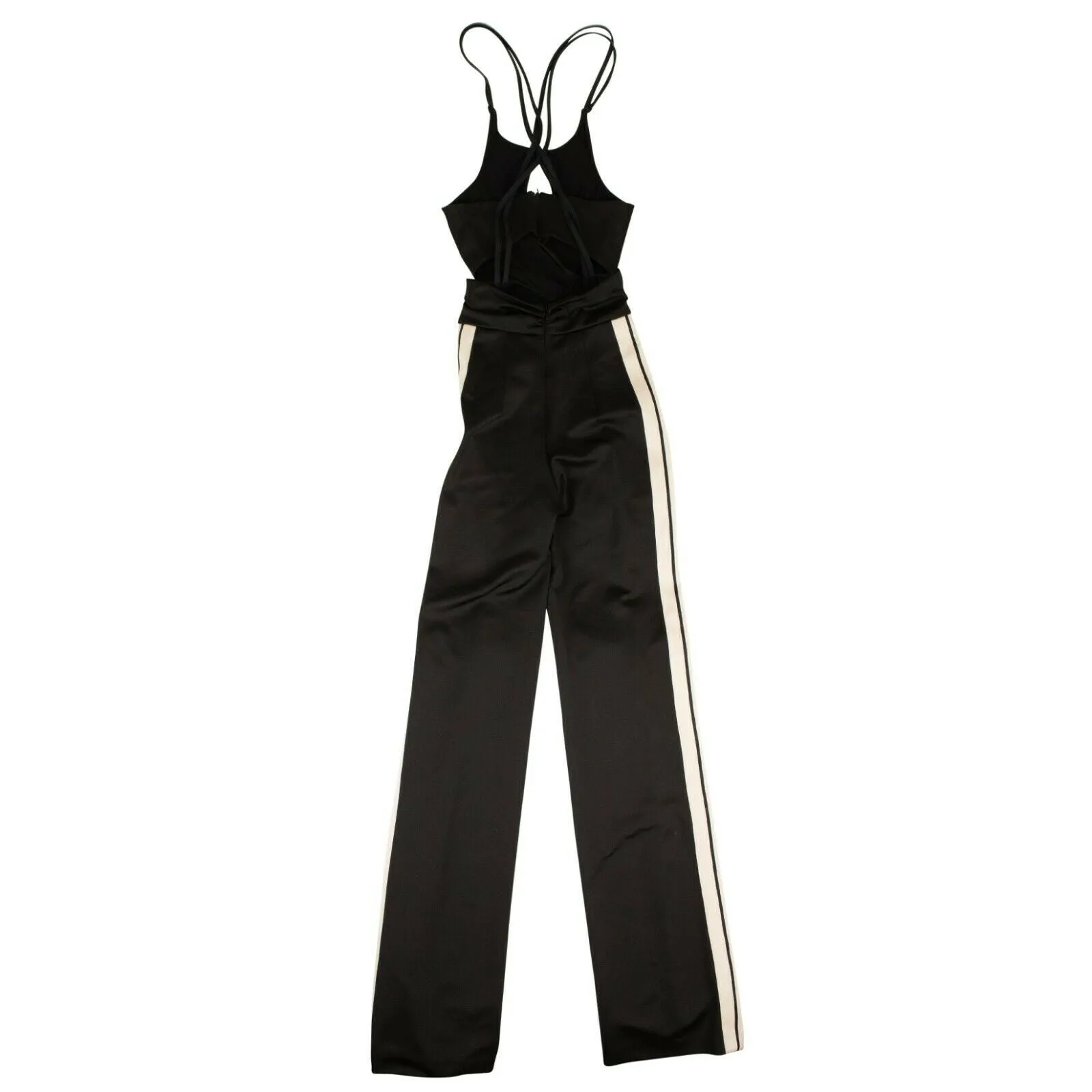 Black Cut Out Halter Neck Jumpsuit