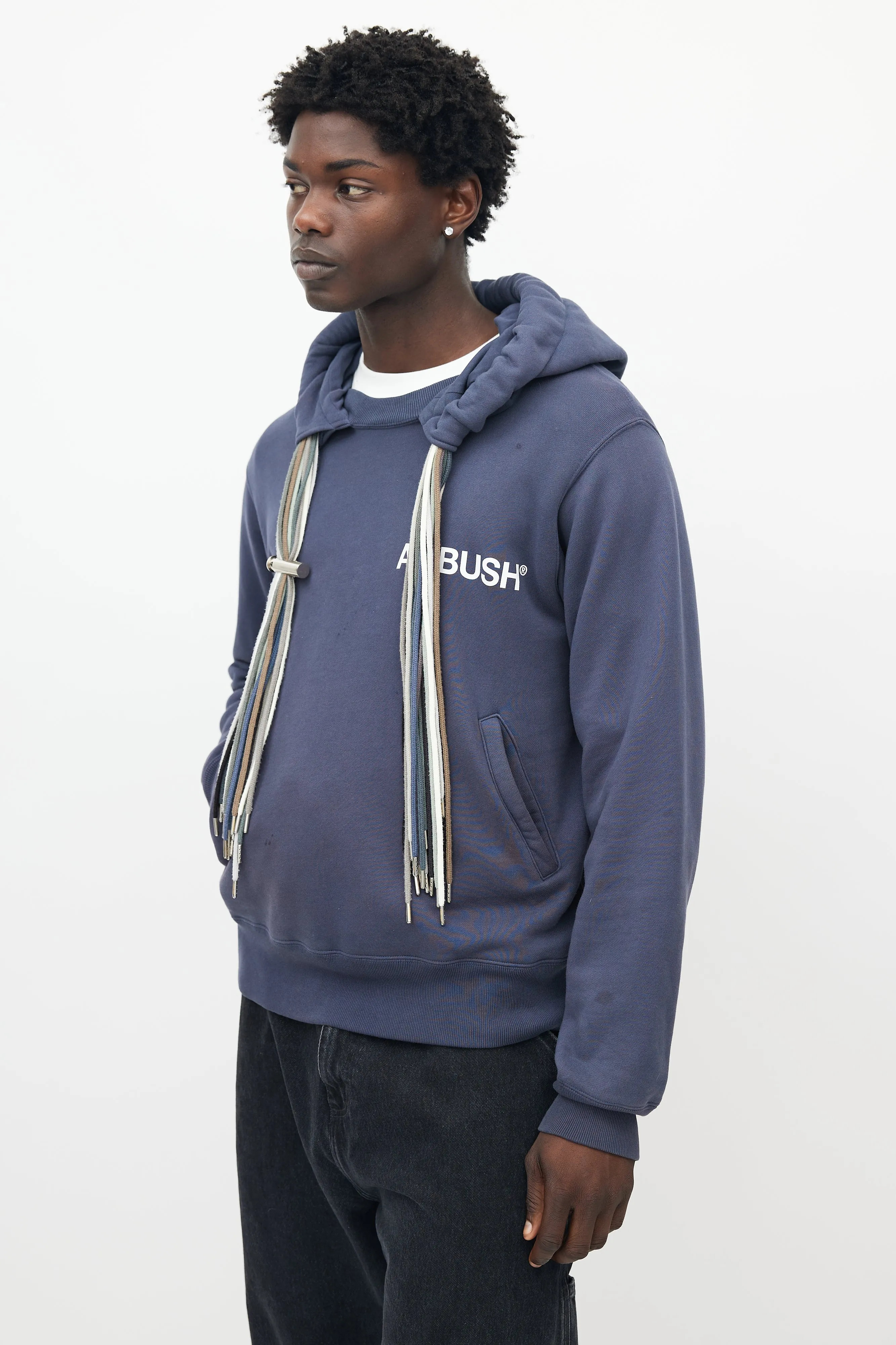 Blue Multi Cord Hoodie