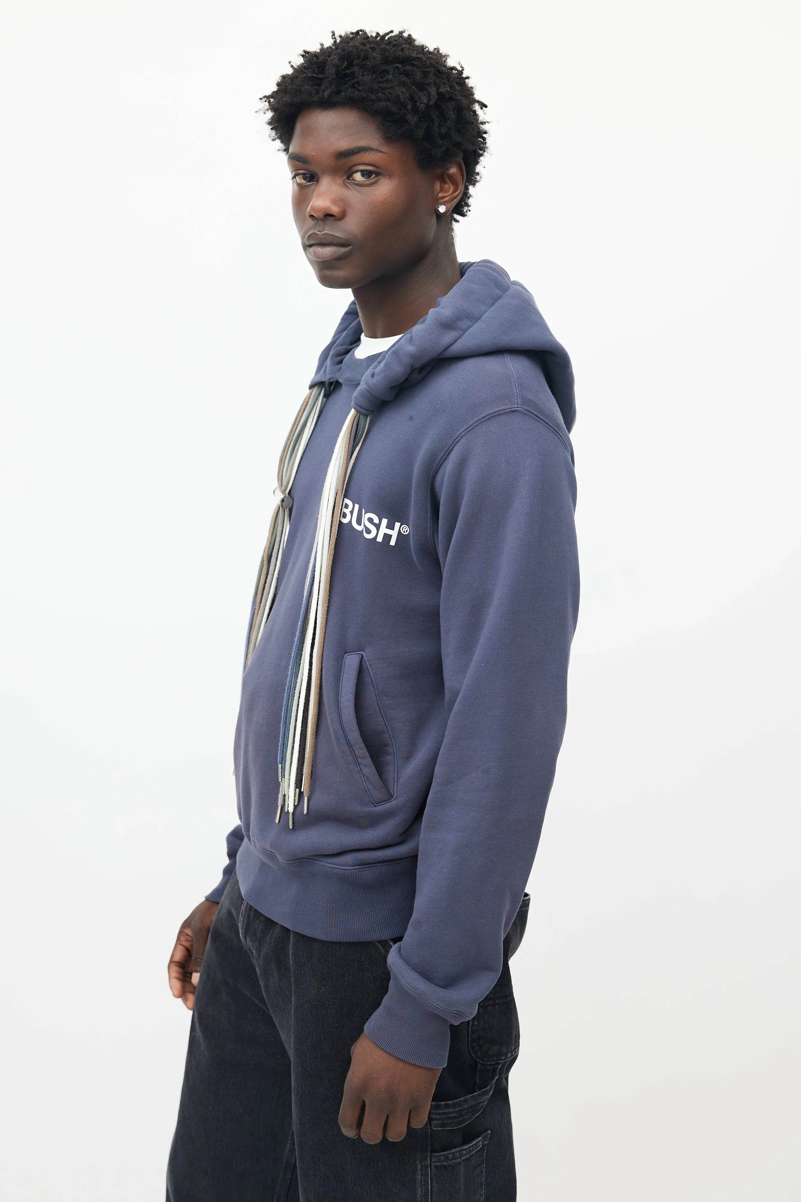 Blue Multi Cord Hoodie