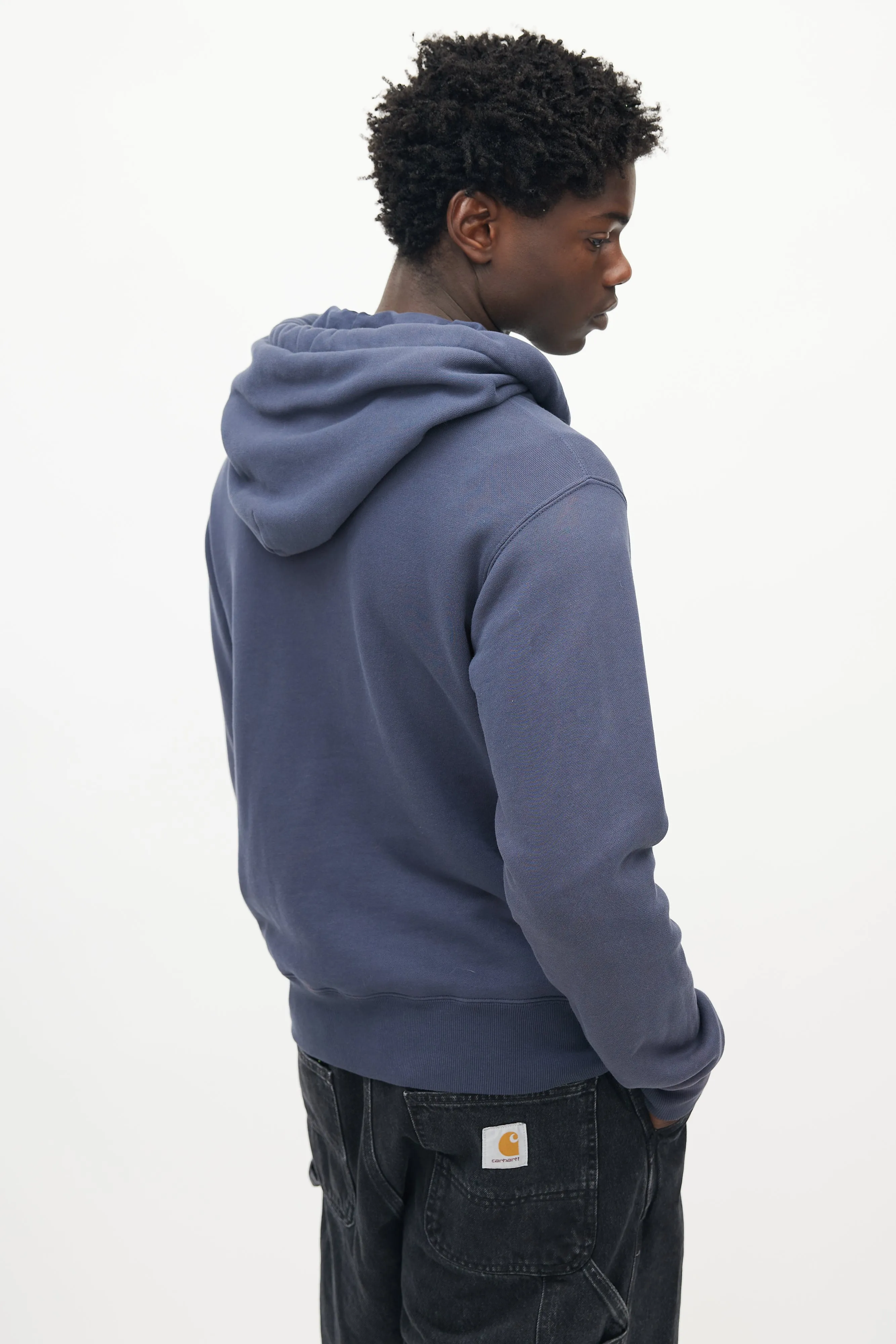 Blue Multi Cord Hoodie