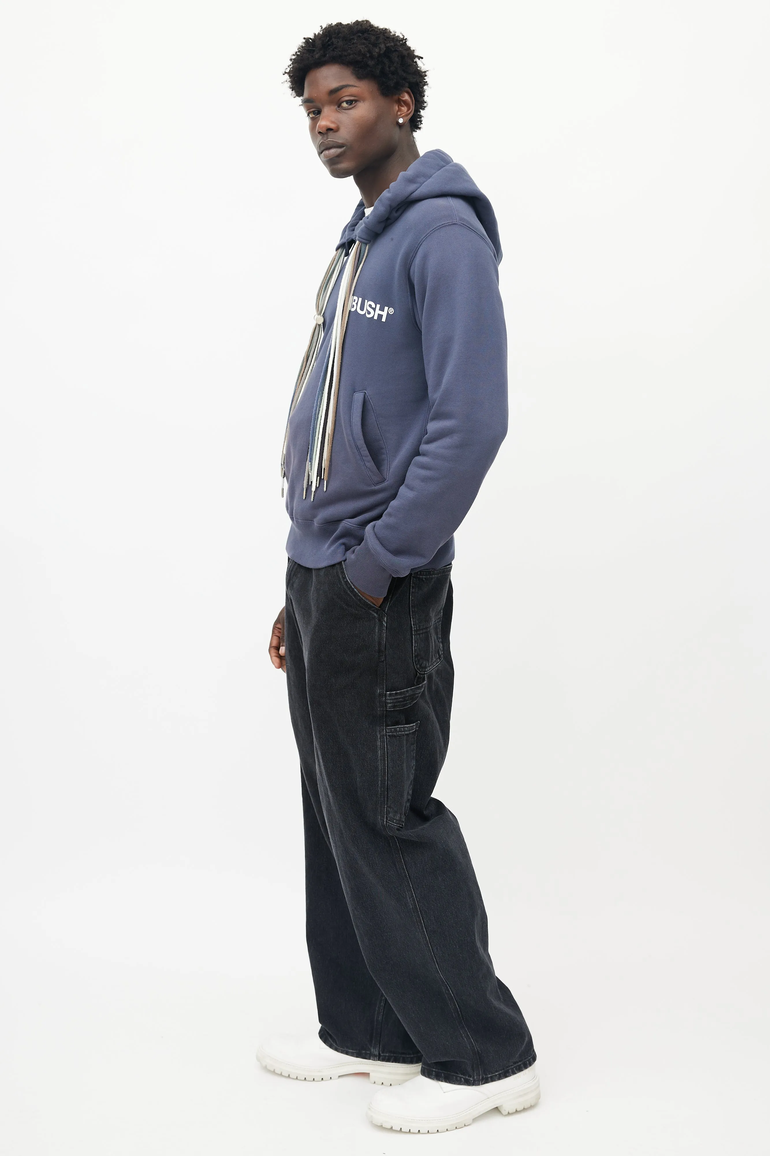Blue Multi Cord Hoodie