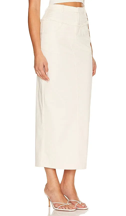 Camila Coelho Brickell Skirt in Cream