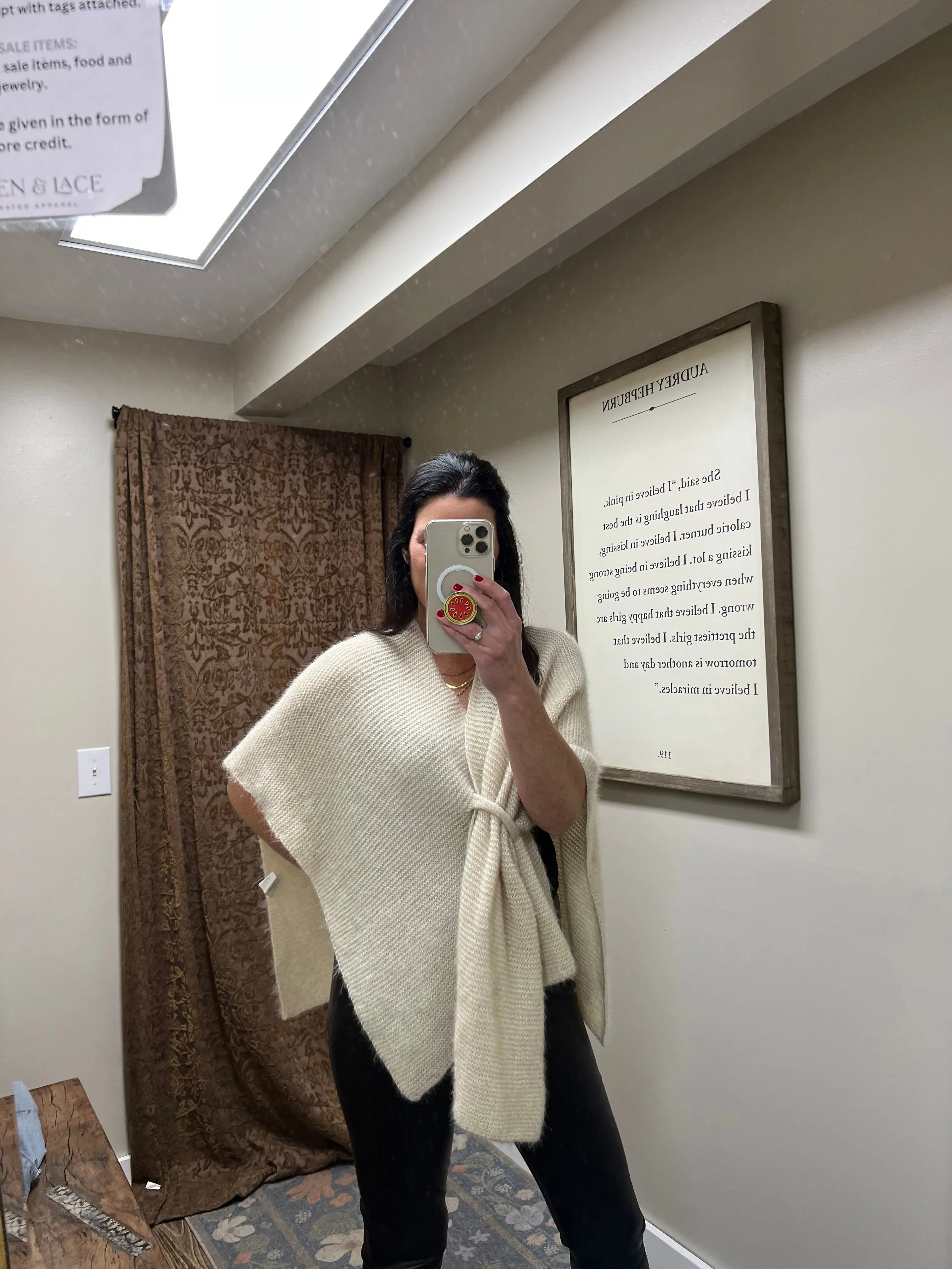 Caramel Wrap Sweater