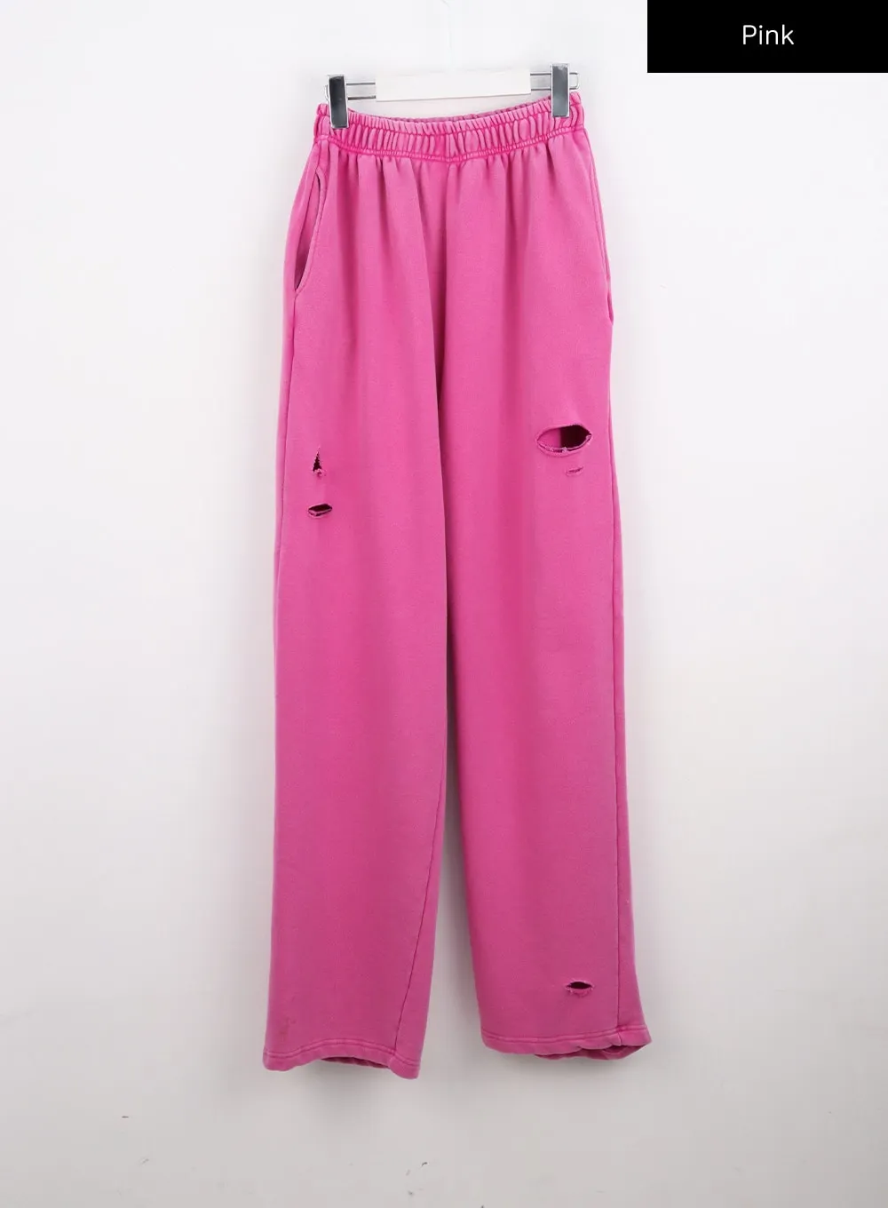 Cut-out Cotton Wide Pants CO327