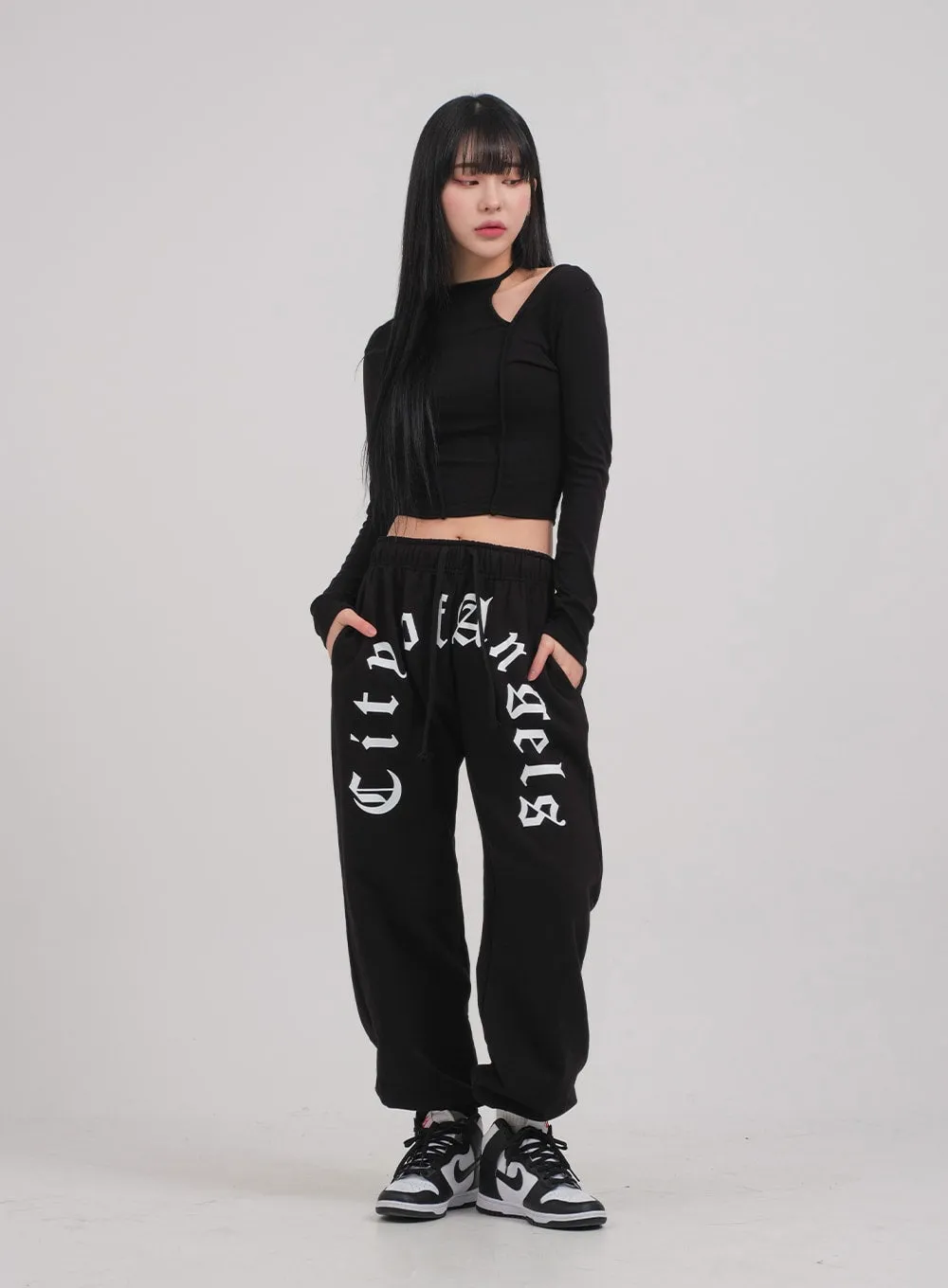 Cut Out Long Sleeve Top C0302