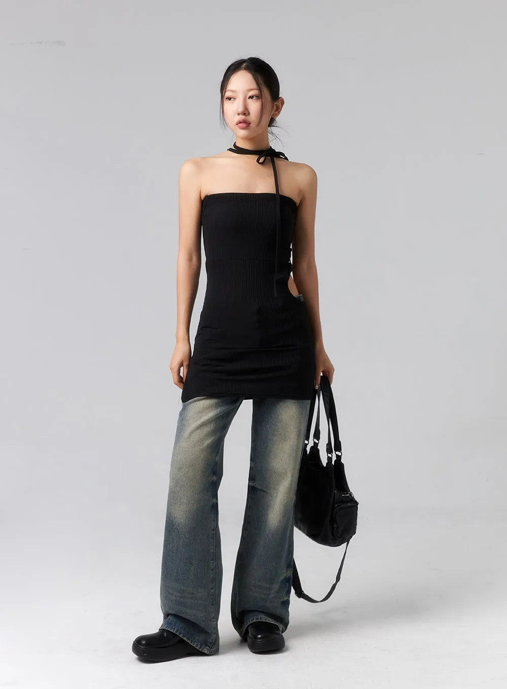 Cut Out Mini Dress CL319