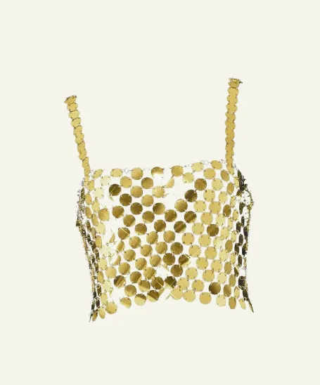 Golden Sequins Top