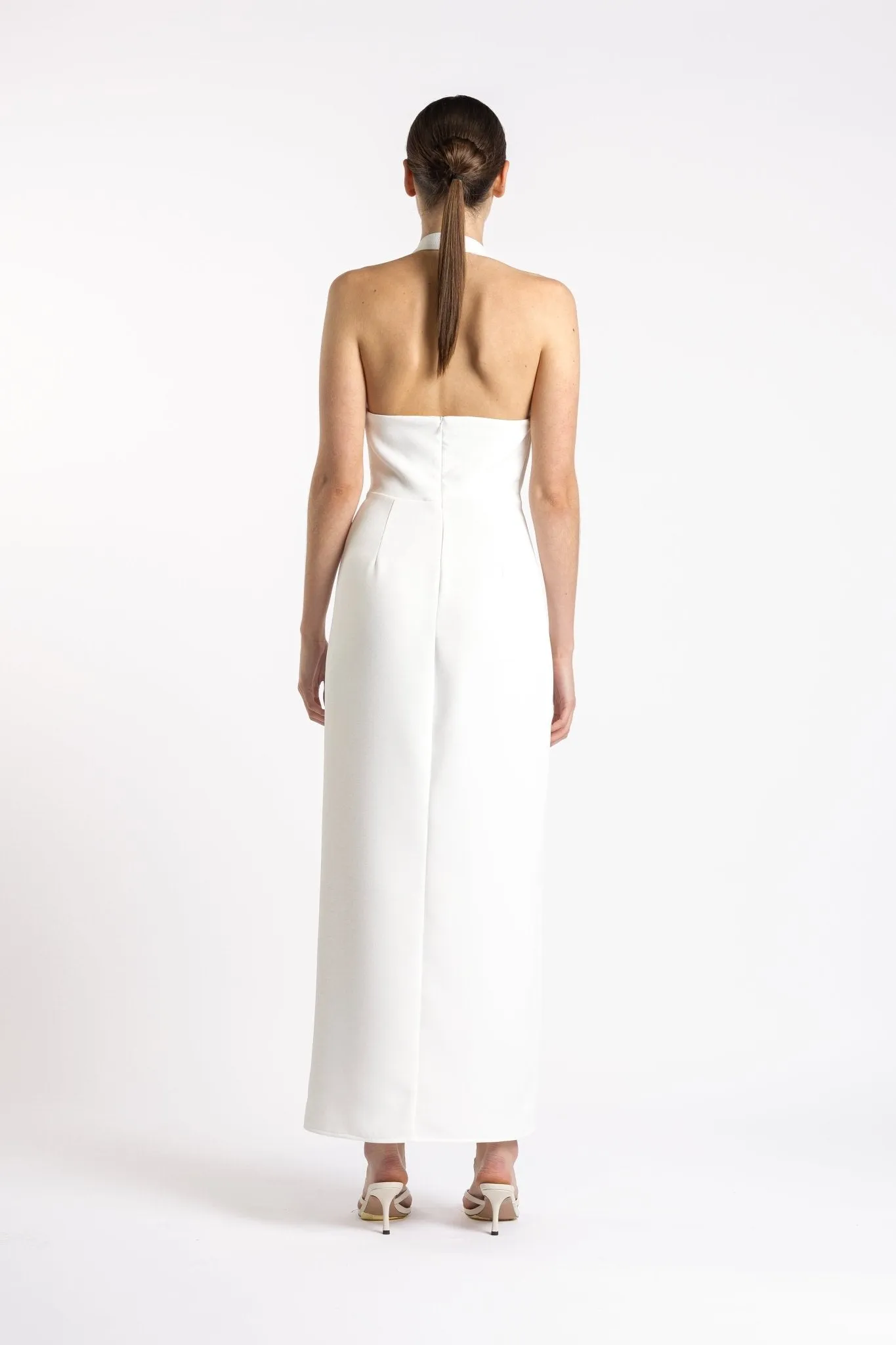 ISLE DRESS - IVORY CREPE