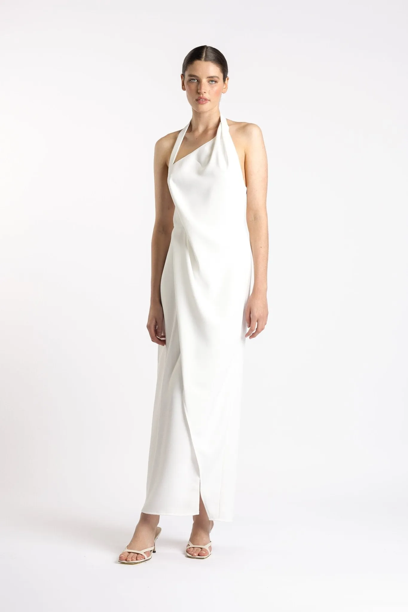 ISLE DRESS - IVORY CREPE