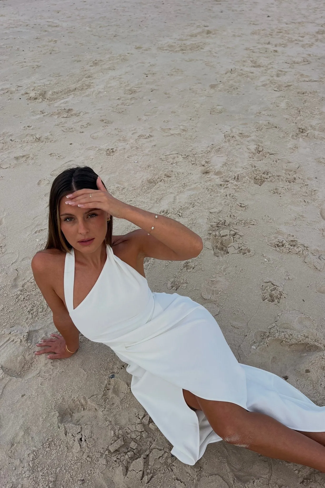ISLE DRESS - IVORY CREPE