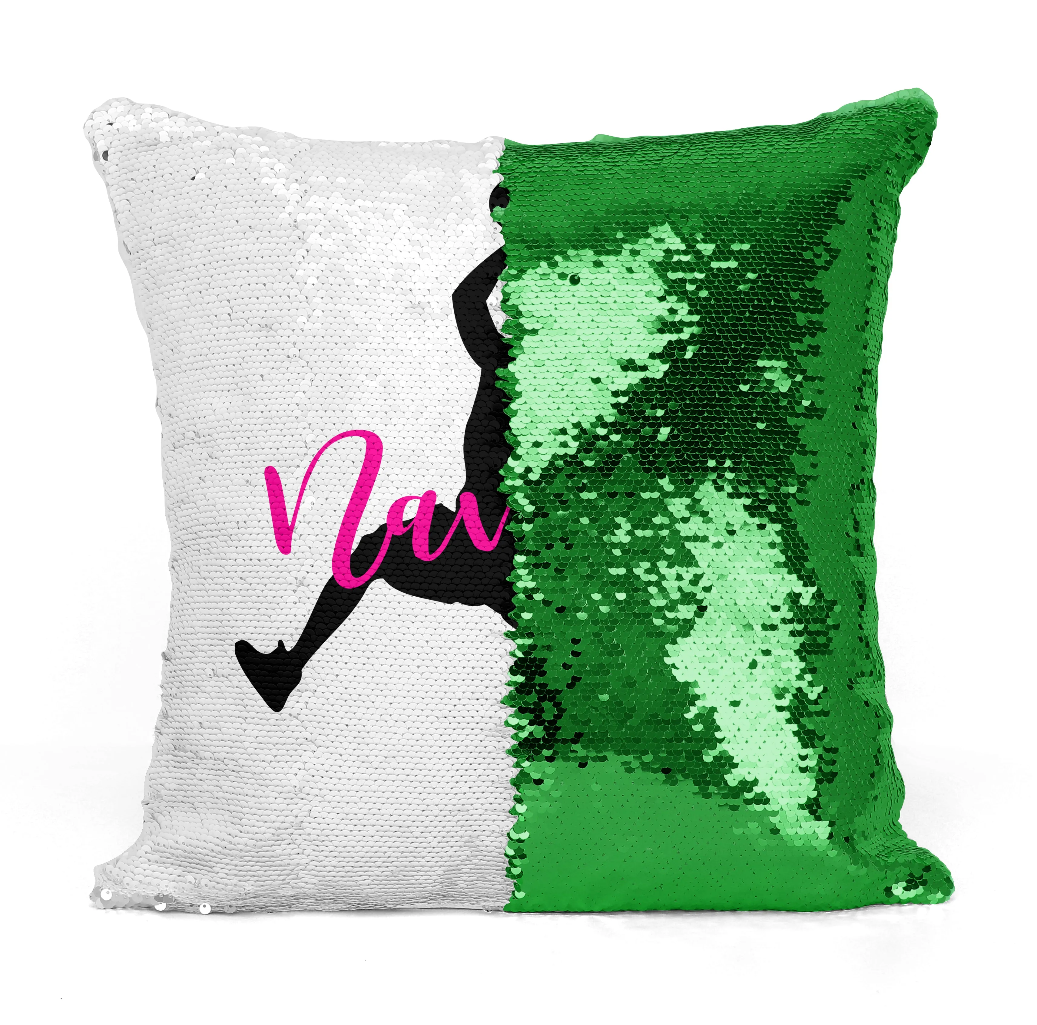 Personalized Basketball Sequin Mermaid Flip Pillow With Choice of Image