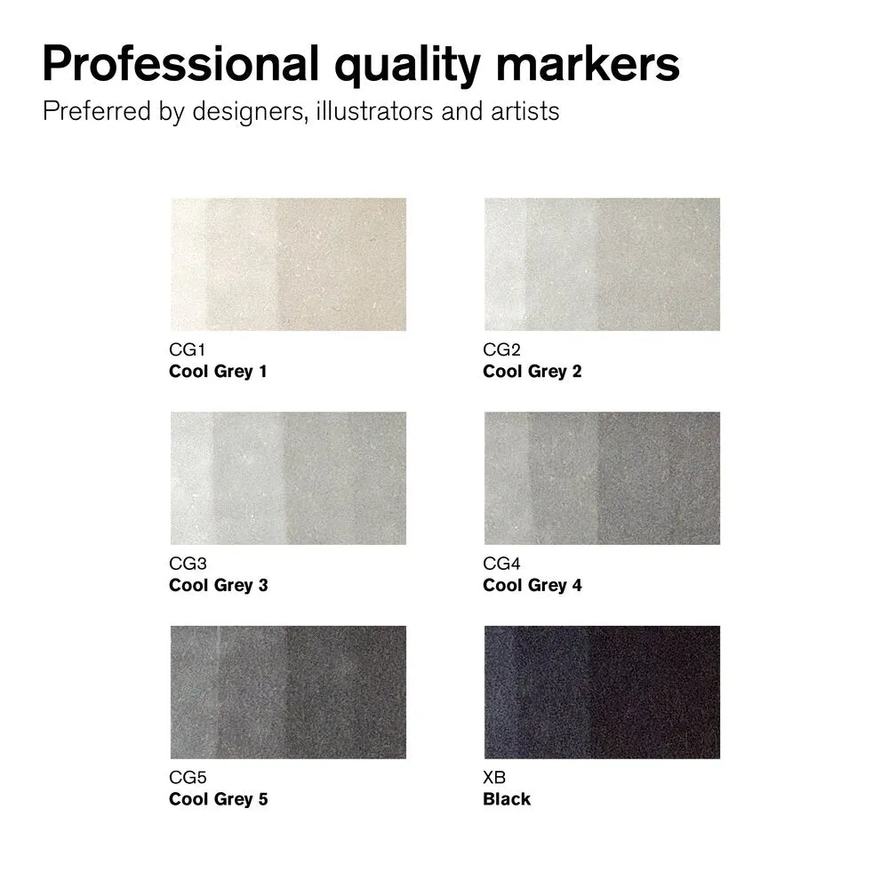 Promarker 6 Neutral Tones