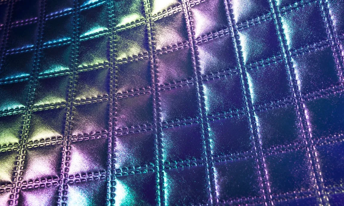 Shimmering Blueberry Quilted Puff 18" Rolls