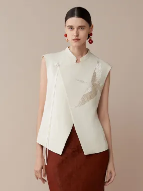 SILKINC Jinghong Swan Goose Waistcoat (The Soaring Vest)