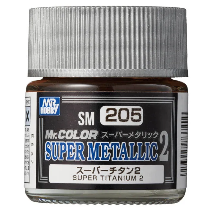 SM205 Mr. Color Super Metallic - Super Titanium 2