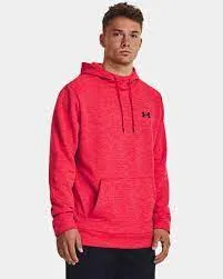 Under Armour Mens Fleece® Twist Hoody Red/Black